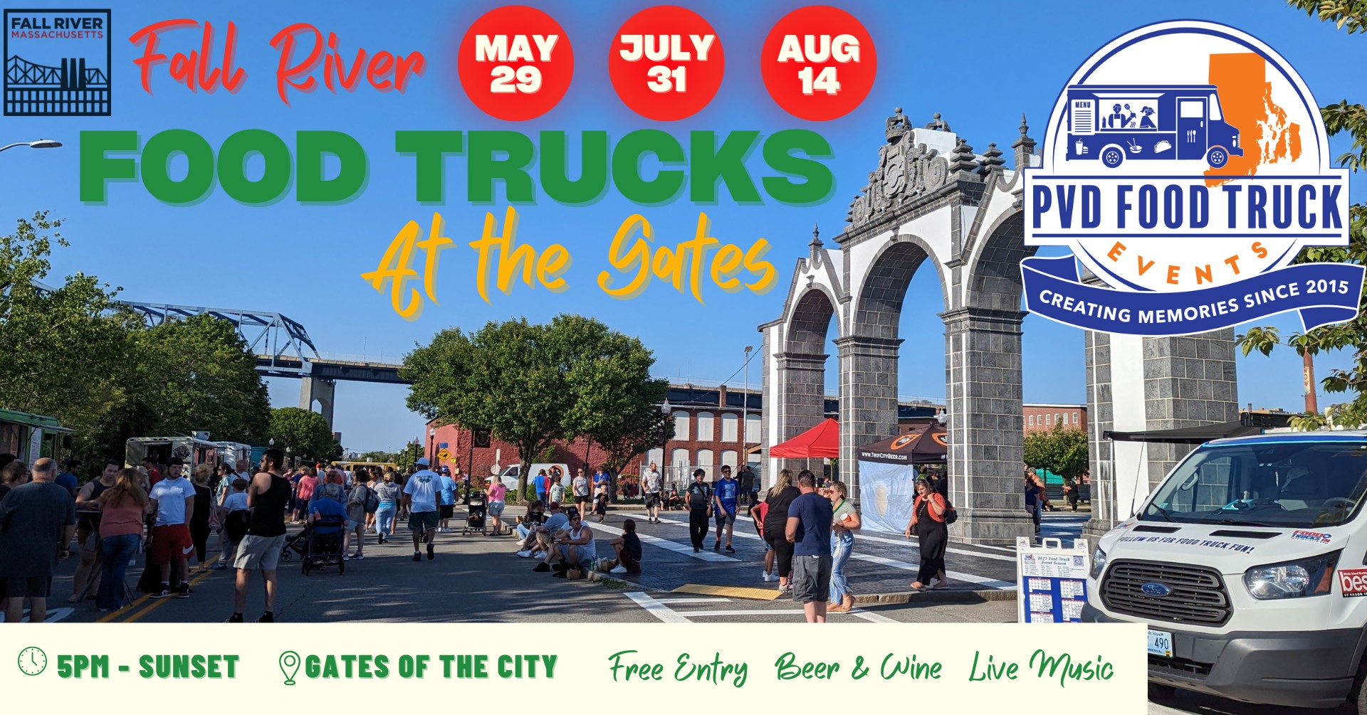 Fall River Food Trucks at the Gates